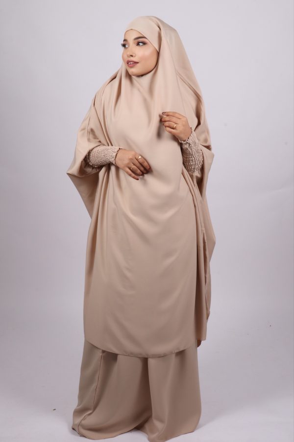 Haya Premium Nida Jilbab 3-piece Set with niqab - Souffle
