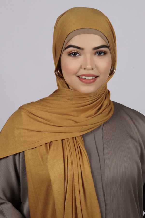 Gold Classic Jerssey Hijab