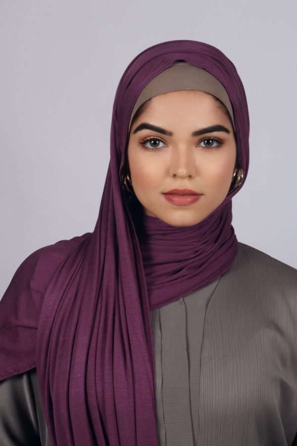 Raspberry Lilac Classic Jersey Hijab