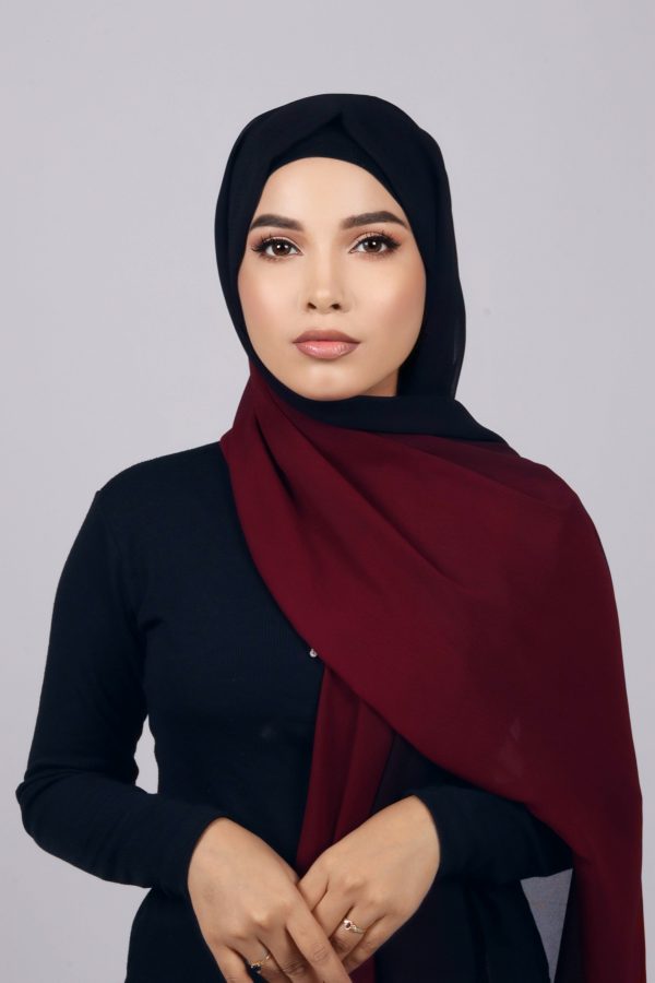 Eclipse Ombre Georgette Hijab
