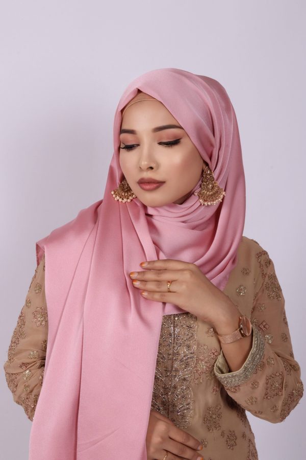 Rose Pink Turkish Silk Hijab