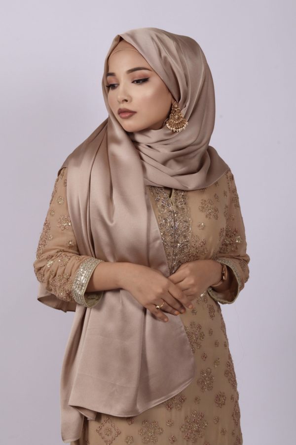 Vintage Gold Turkish Silk Hijab