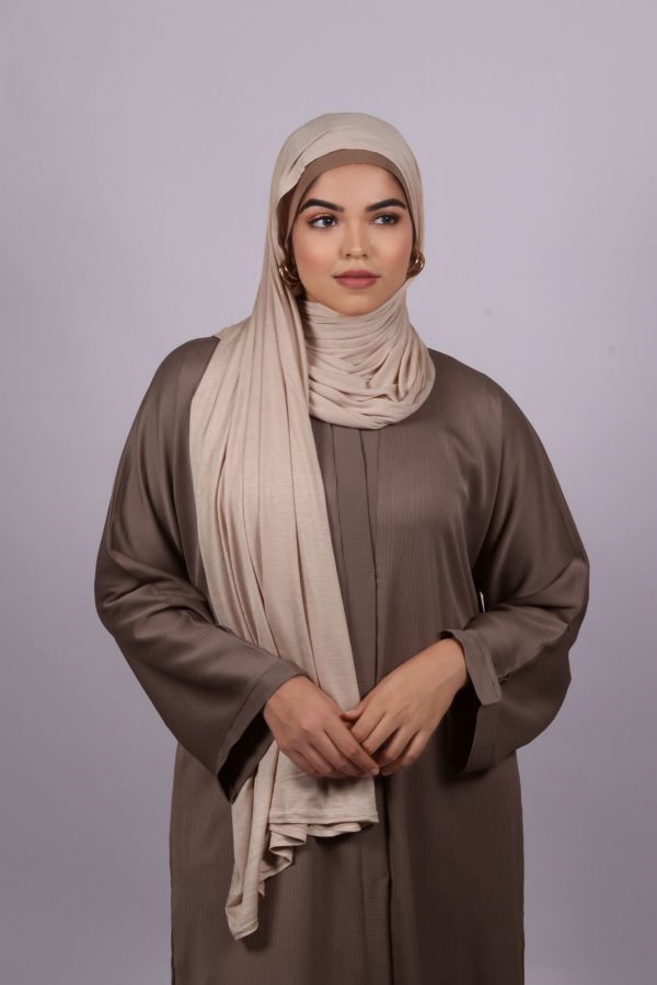 Ivory Classic Jersey Hijab