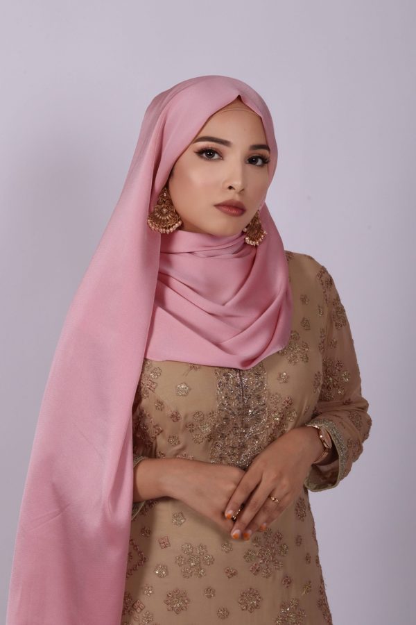 Rose Pink Turkish Silk Hijab