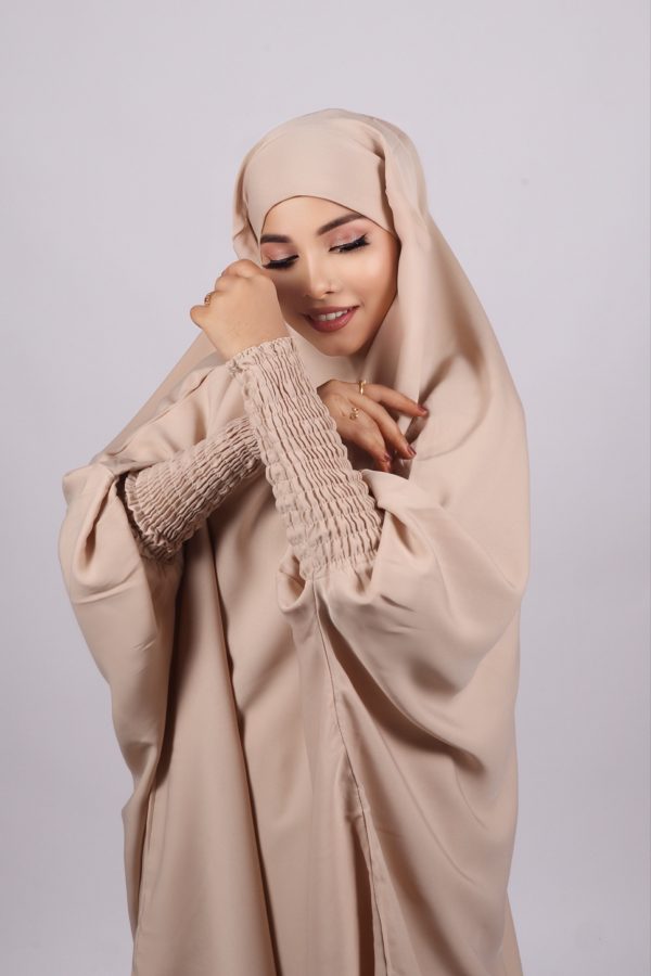 Haya Premium Nida Jilbab 3-piece Set with niqab - Souffle