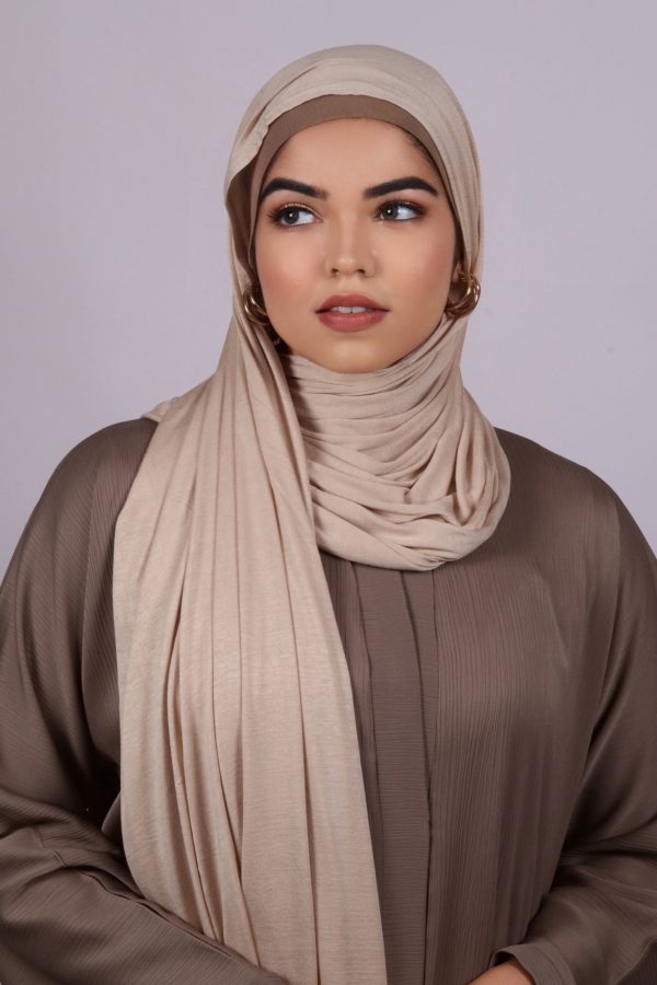 Ivory Classic Jersey Hijab