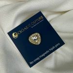 White Diamond Cut No Snag Magnetic Pin ( set of 1) Image
